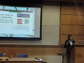 dr niyathi krishna presenting